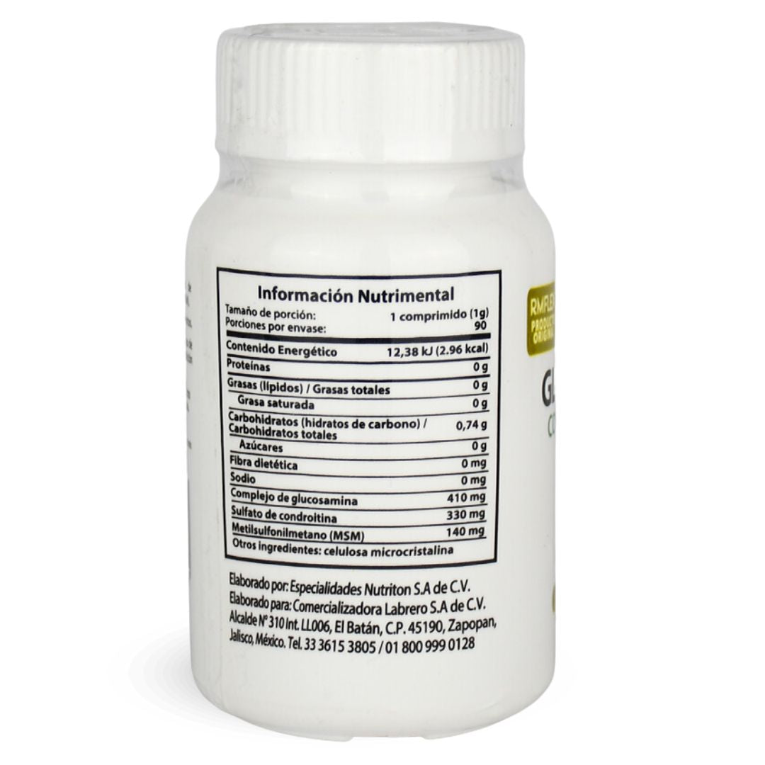 RMFLEX glucosamina + condroitina 90 comprimidos 1 g